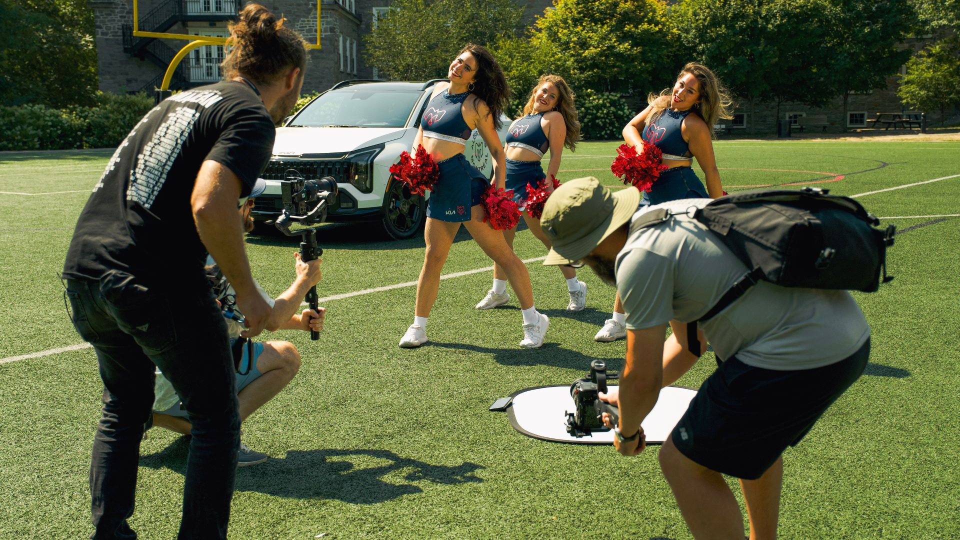 Coulisses du tournage — KIA × Alouettes de Montréal