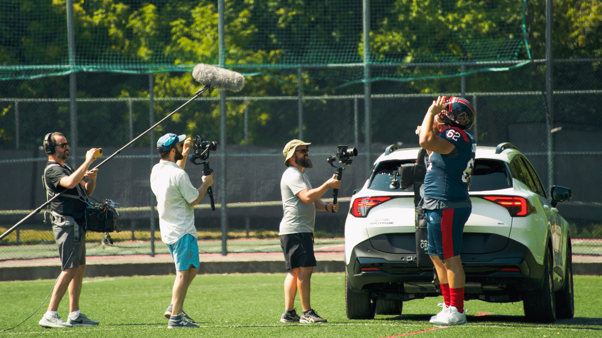Coulisses du tournage — KIA × Alouettes de Montréal